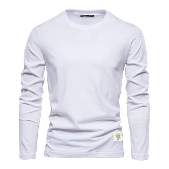 Herenklassiek T-shirt met lange mouwen