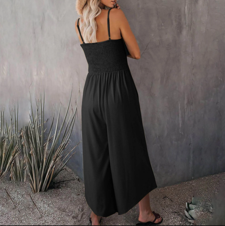 Dames Vintage Spaghetti Romper