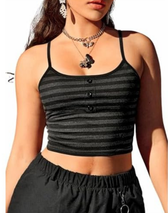 Spaghettibandjes crop top voor dames