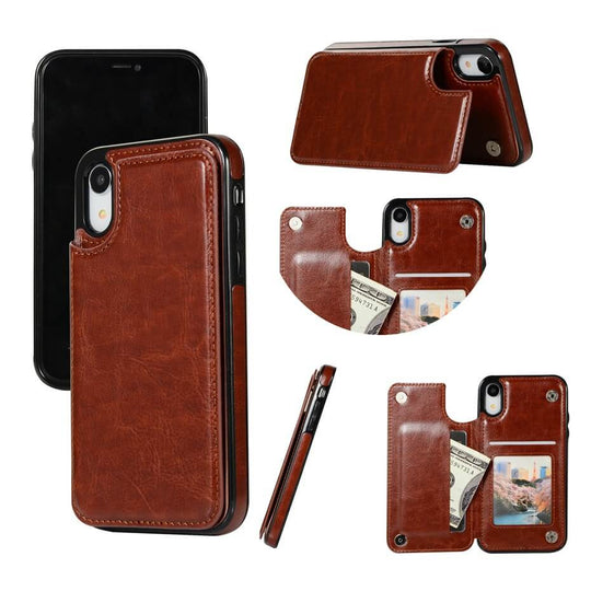 iPhone Leren Portemonnee Hoesje Belleza