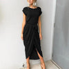 Maxi jurk met korte mouwen Belleza