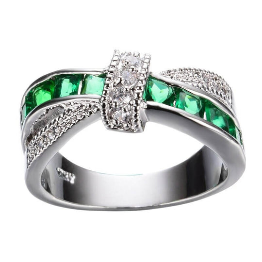 Criss Cross Kristal Ring Belleza