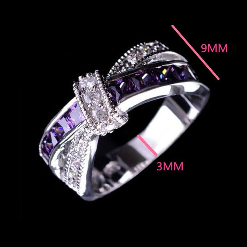 Criss Cross Kristal Ring Belleza
