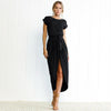 Maxi jurk met korte mouwen Belleza