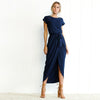 Maxi jurk met korte mouwen Belleza