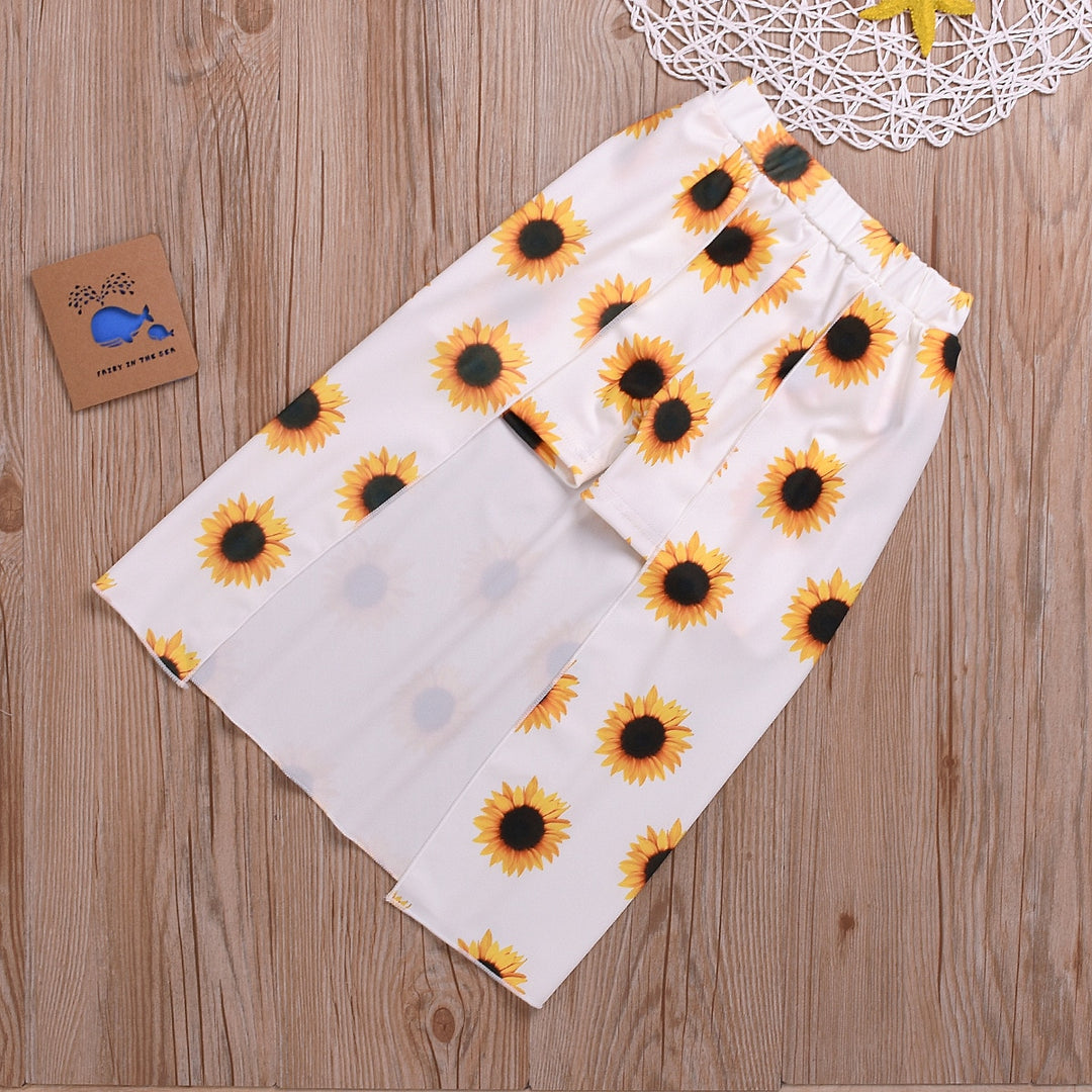 Zonnebloemenoutfit voor kinderen Belleza