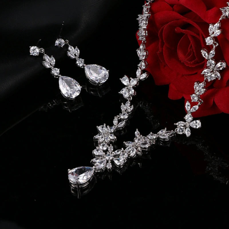 Dames Kristallen Juwelen Set