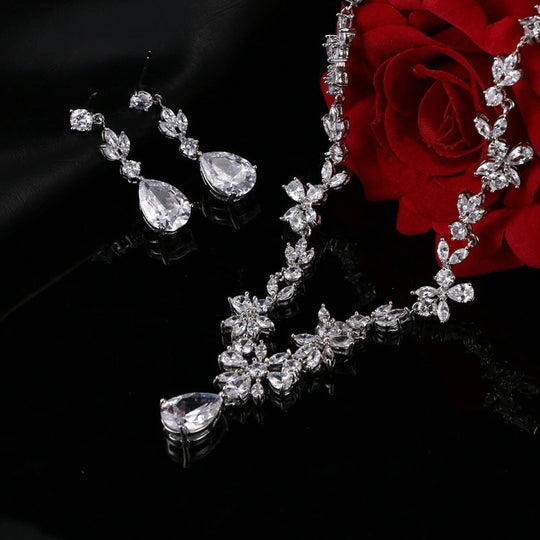 Dames Kristallen Juwelen Set