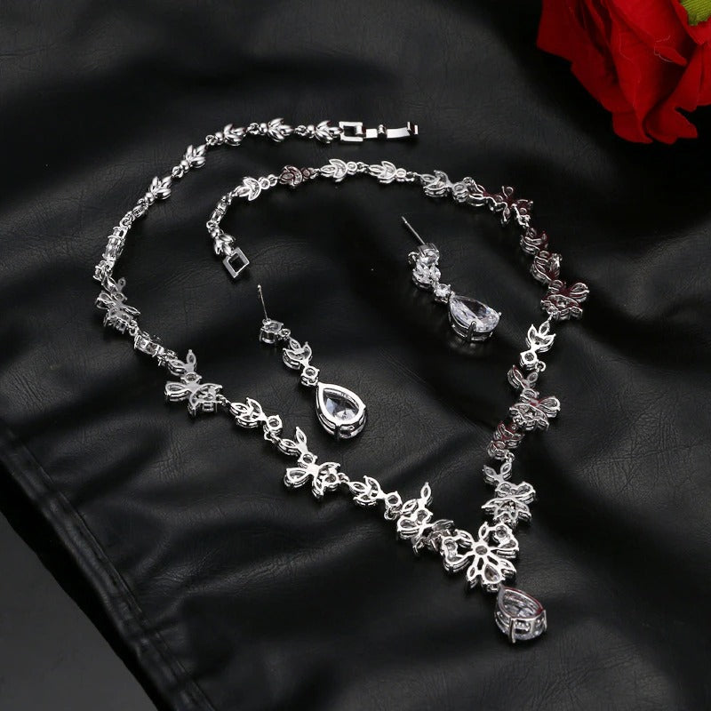 Dames Kristallen Juwelen Set