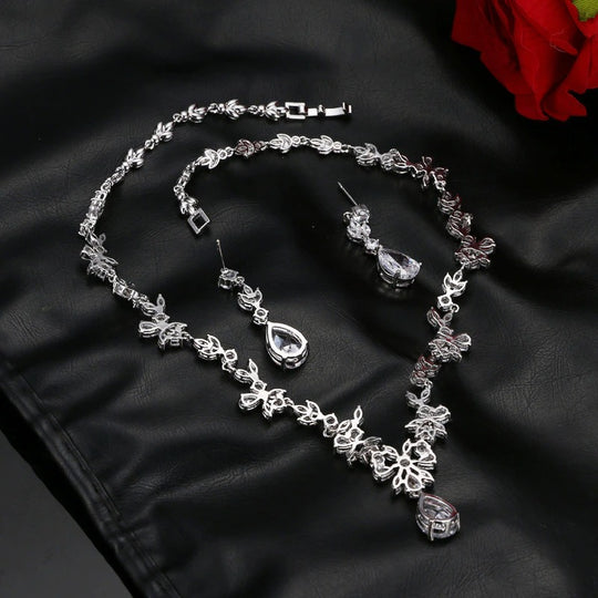 Dames Kristallen Juwelen Set