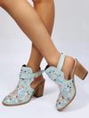 Laars sandalen met grote hak Belleza