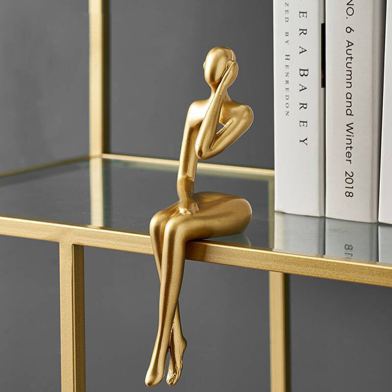 Abstract Denker Gouden Standbeeld