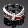 Criss Cross Kristal Ring Belleza