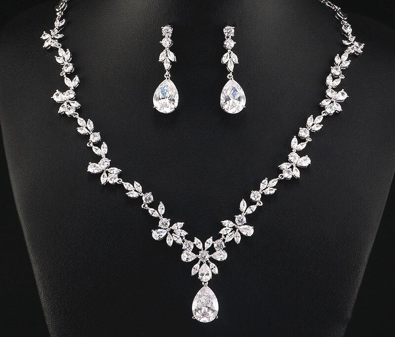 Dames Kristallen Juwelen Set