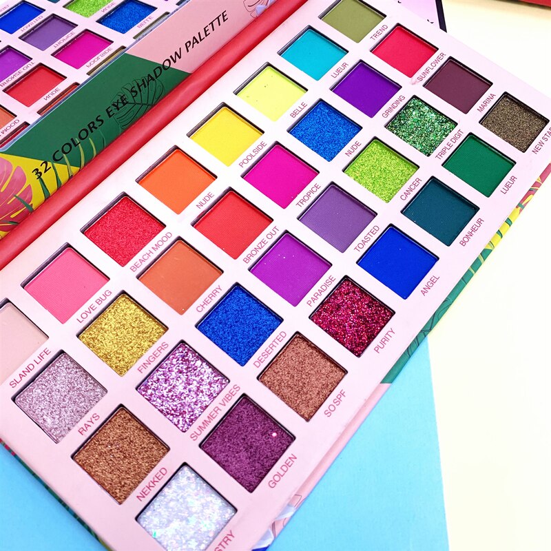 48 kleuren oogschaduw pallet Belleza