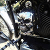 Motorfiets schedel hoorn deksel Belleza