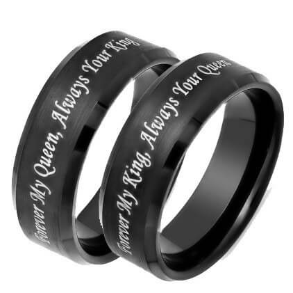 Zwarte Promise Ring Belleza