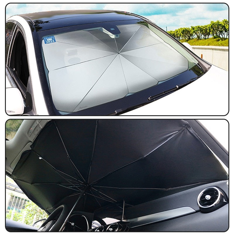 Automotive voorruit zonnescherm