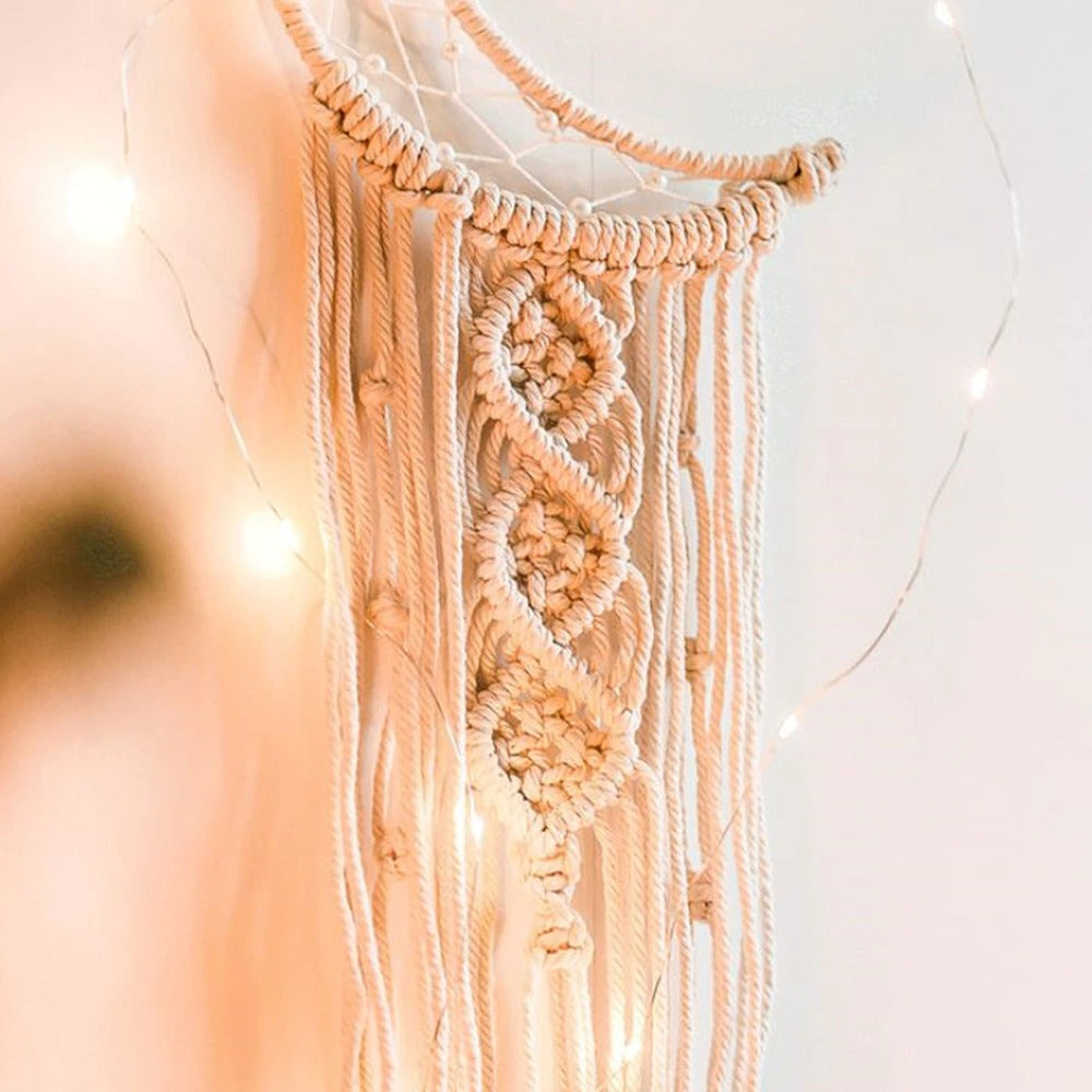 Macrame Maan Dromenvanger