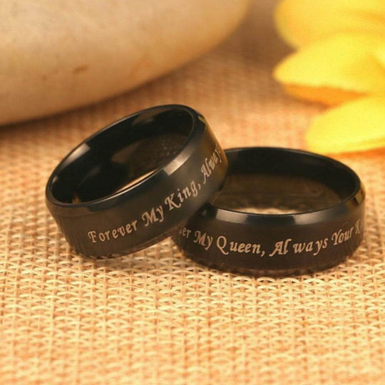 Zwarte Promise Ring Belleza