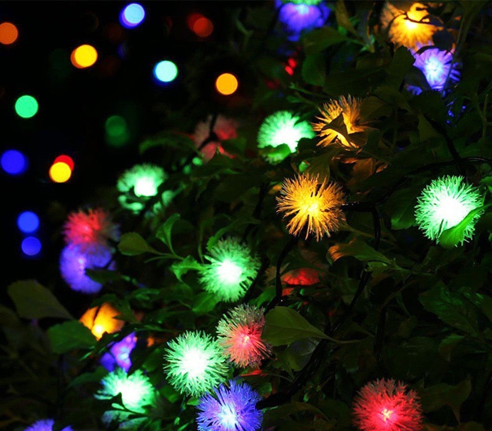 LED Zonnebloembol String Lights