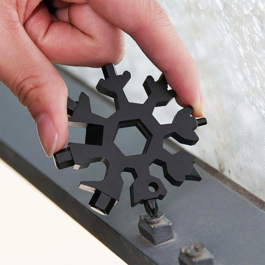 Saker® 18-in-1 Roestvrijstalen Sneeuwvlokken Multitool Belleza