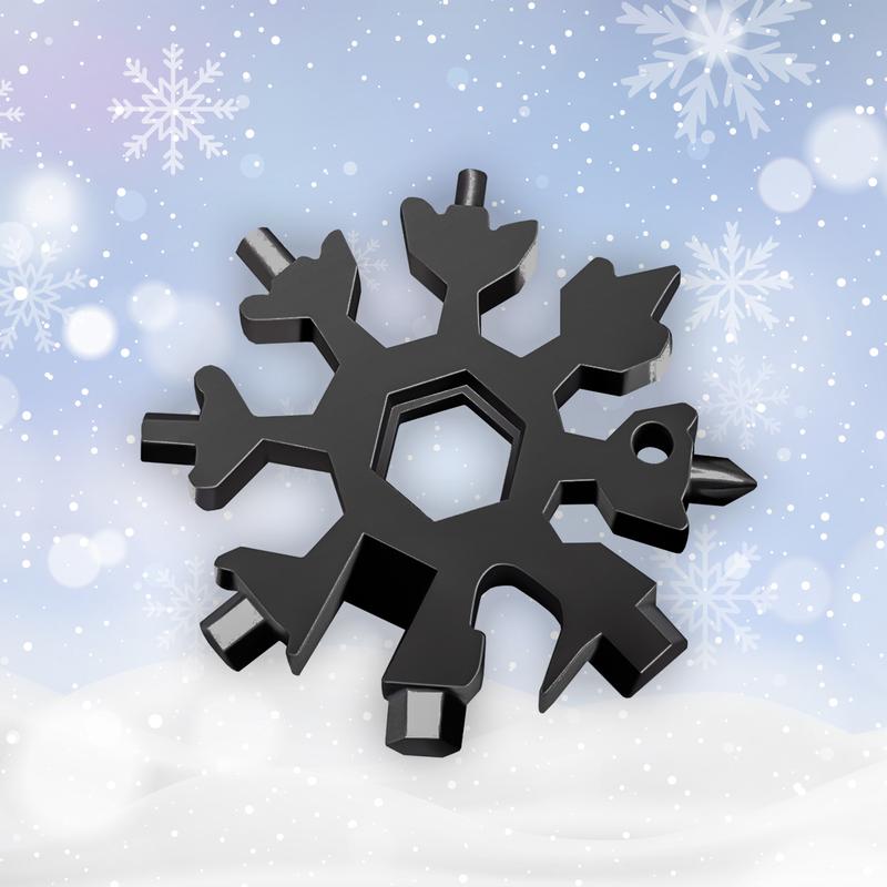 Saker® 18-in-1 Roestvrijstalen Sneeuwvlokken Multitool Belleza