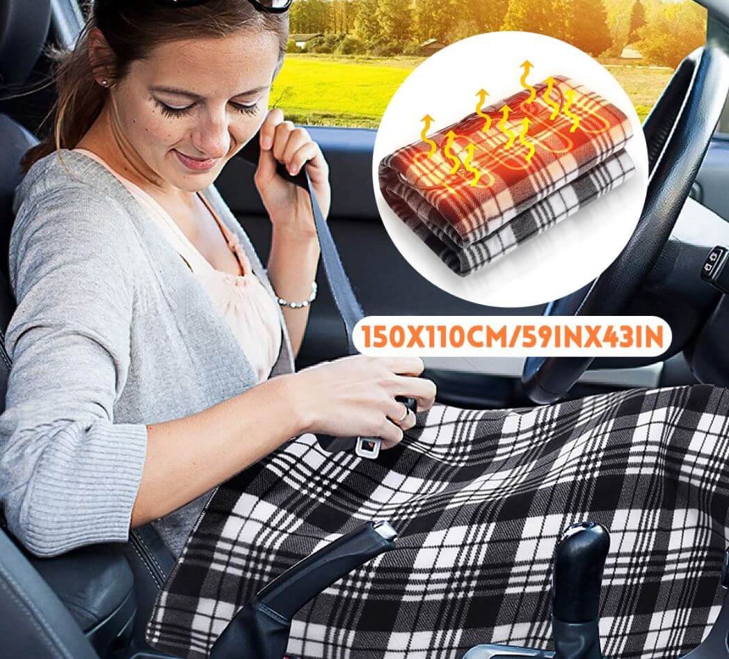 Elektrische verwarming Snuggle Deken voor in de auto