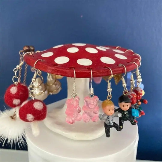 Paddestoel juwelen houder