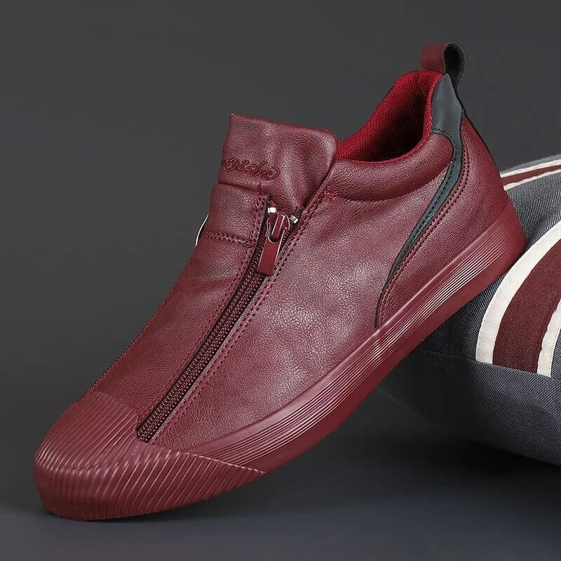 Gevulkaniseerd Microfiber Leder Heren Schoenen
