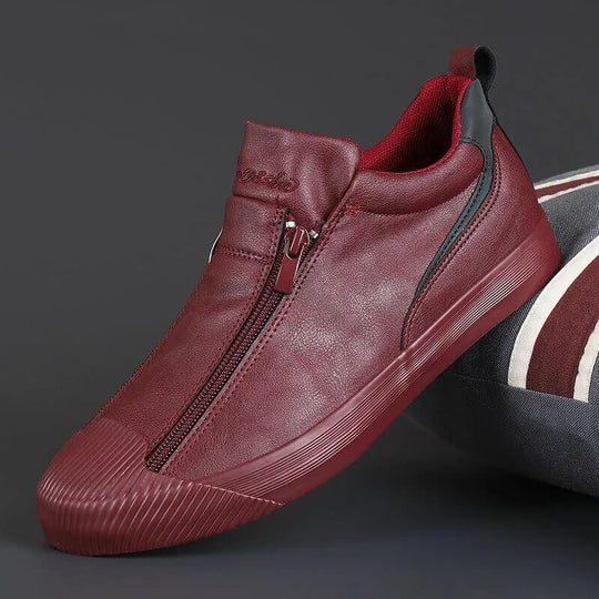 Gevulkaniseerd Microfiber Leder Heren Schoenen