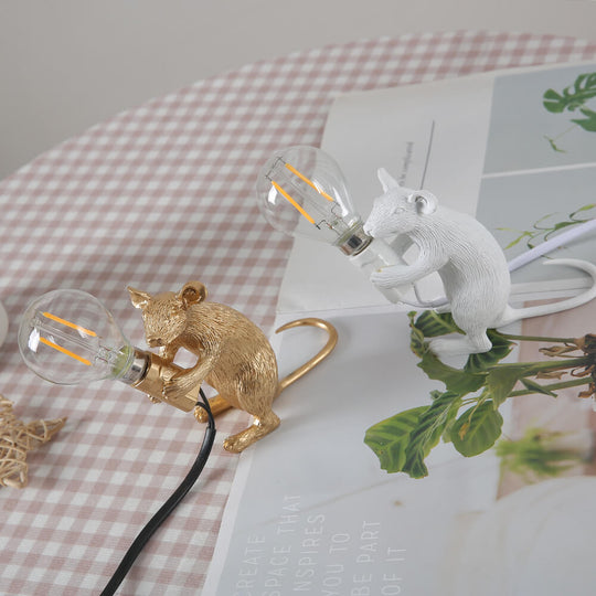 Schattige Muis Tafellamp - Unieke Decoratieve Verlichting voor Elke Ruimte