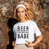 Bierdrinkende Babe T-shirt Belleza