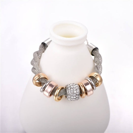 Verstrengelde Ring Accent Armband Belleza