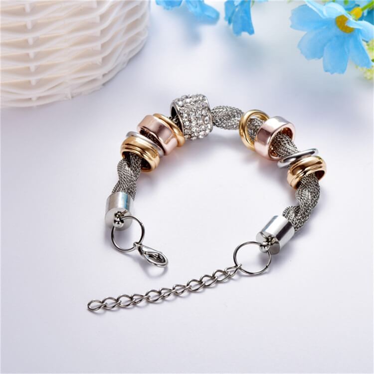 Verstrengelde Ring Accent Armband Belleza