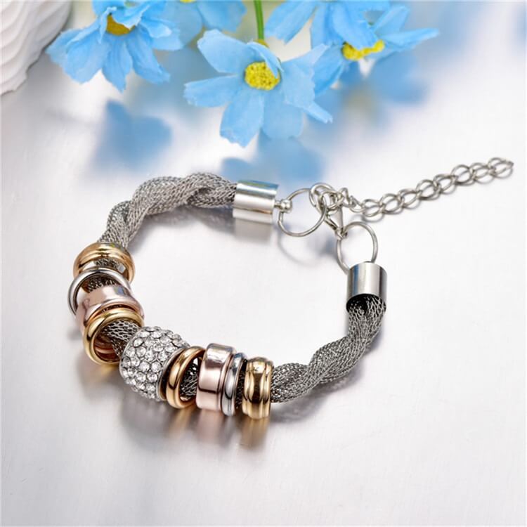 Verstrengelde Ring Accent Armband Belleza