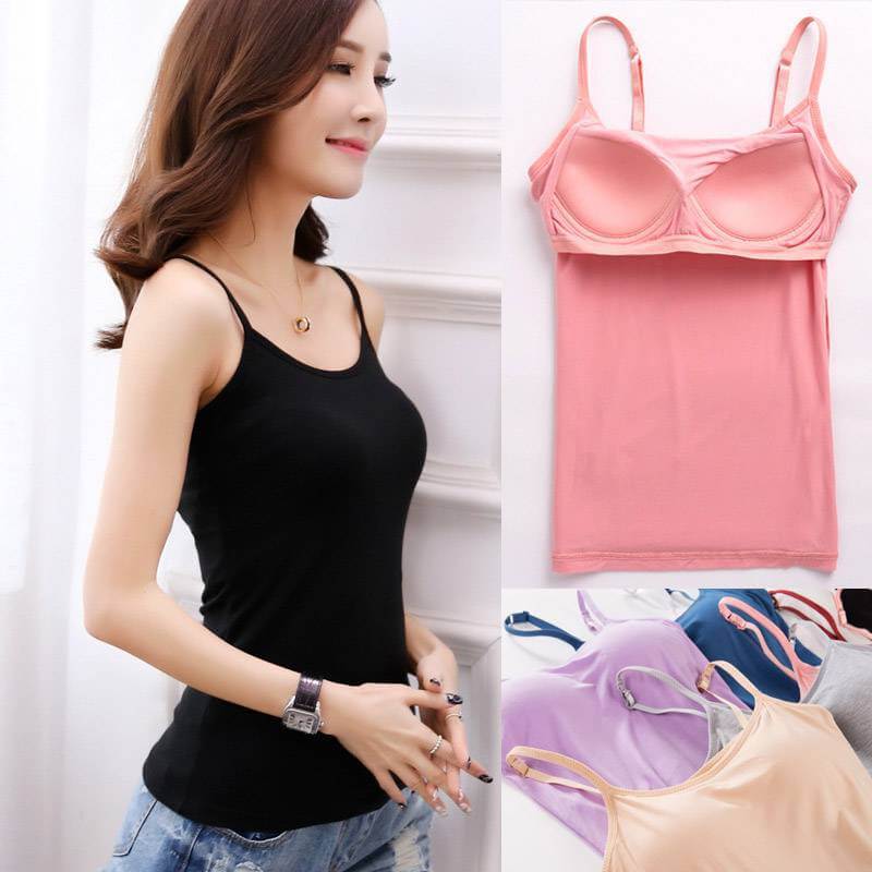 Dames Gevoerde Cami Tank Tops Belleza