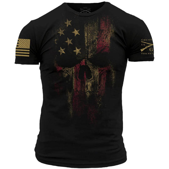 3D Amerikaanse Reaper Bedrukt T-shirt Belleza