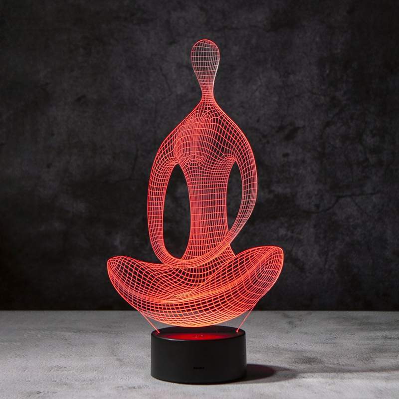 Yoga 3D Illusie Lamp Belleza