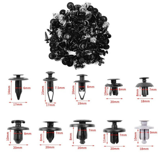 Auto Fastener Clip Set Belleza