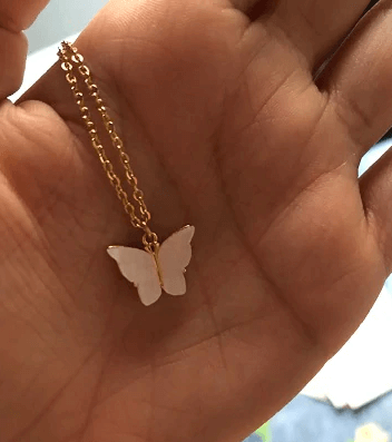 Vlinder Gouden Ketting