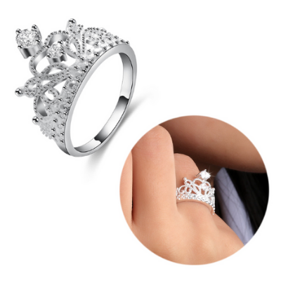 Kristallen Kroon Ringen Belleza