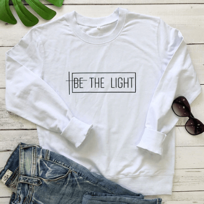 Wees het Licht Sweatshirt Belleza