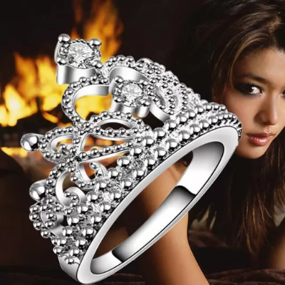 Kristallen Kroon Ringen Belleza