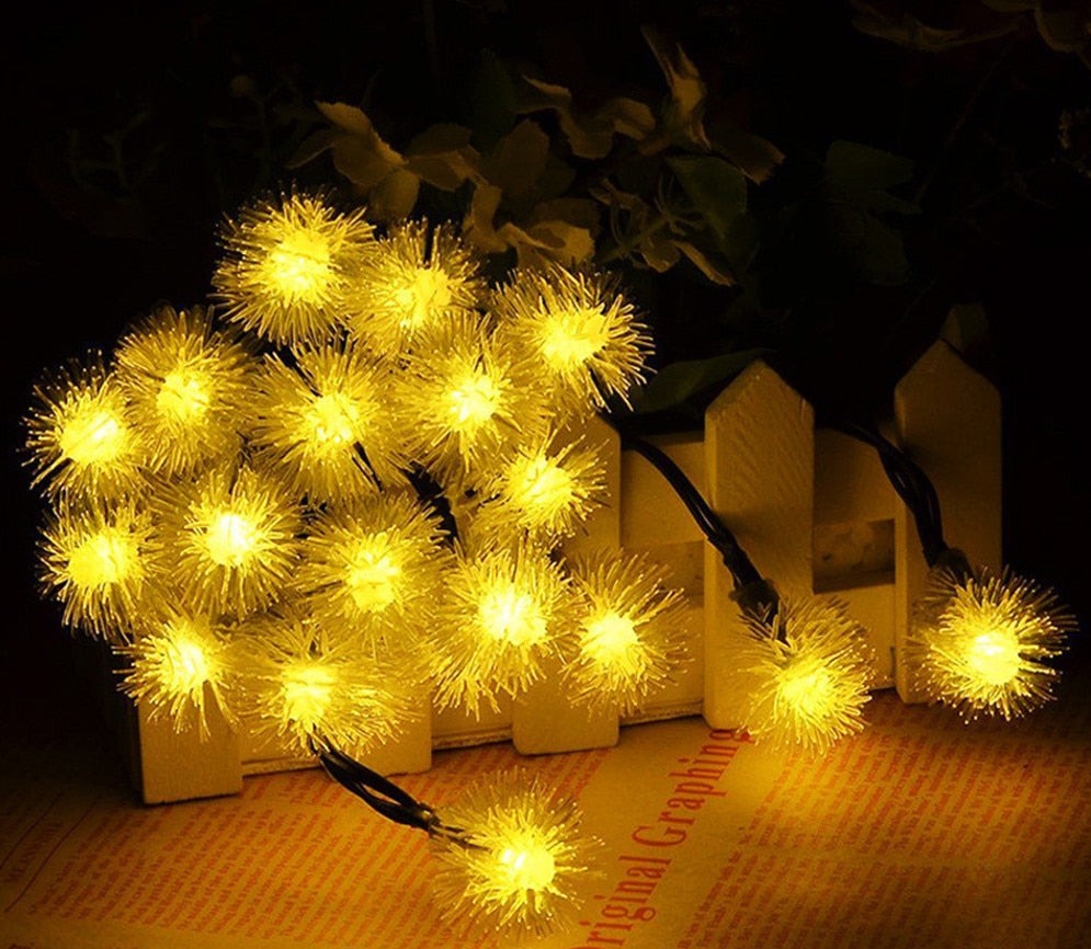 LED Zonnebloembol String Lights