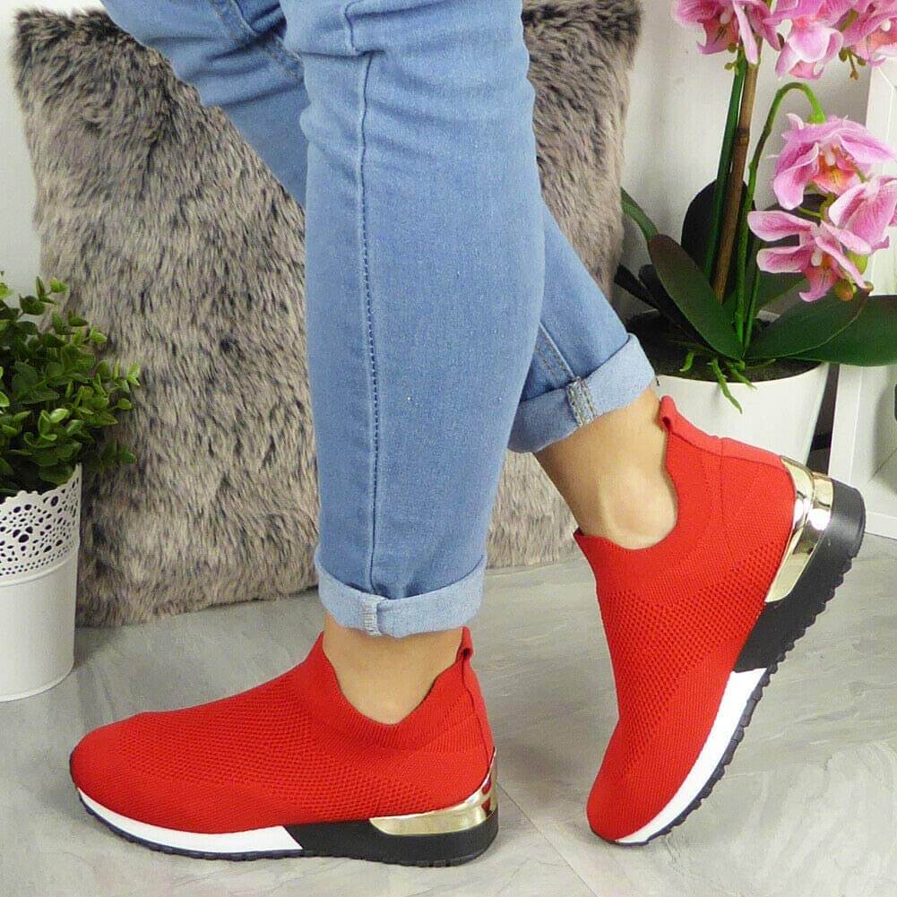 Elastische Slip-On Sneakers