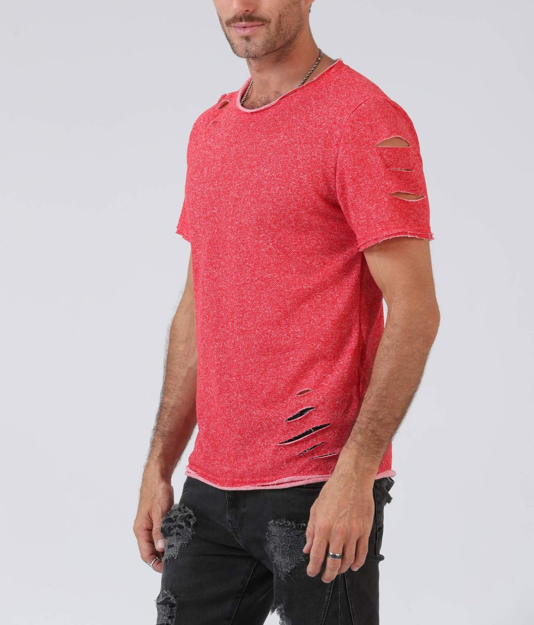 Mannen Shredded Tee Belleza