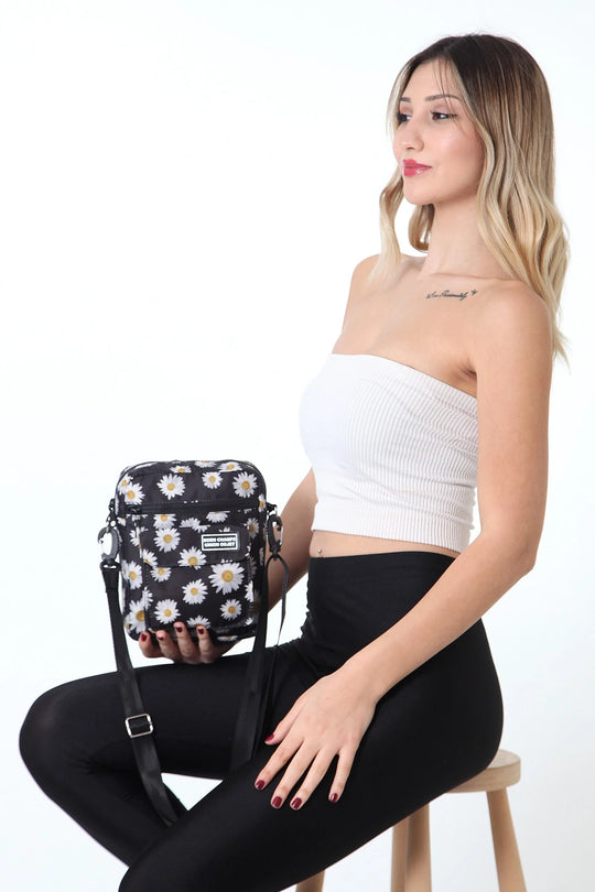 Daisy Patroon Schouder Crossbody Bag