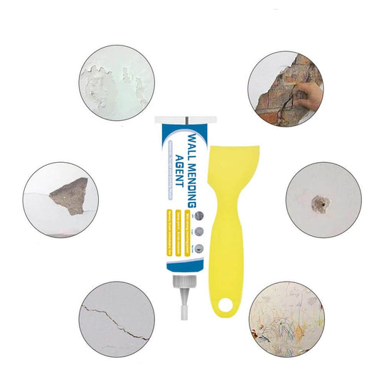 Muur reparatie crème