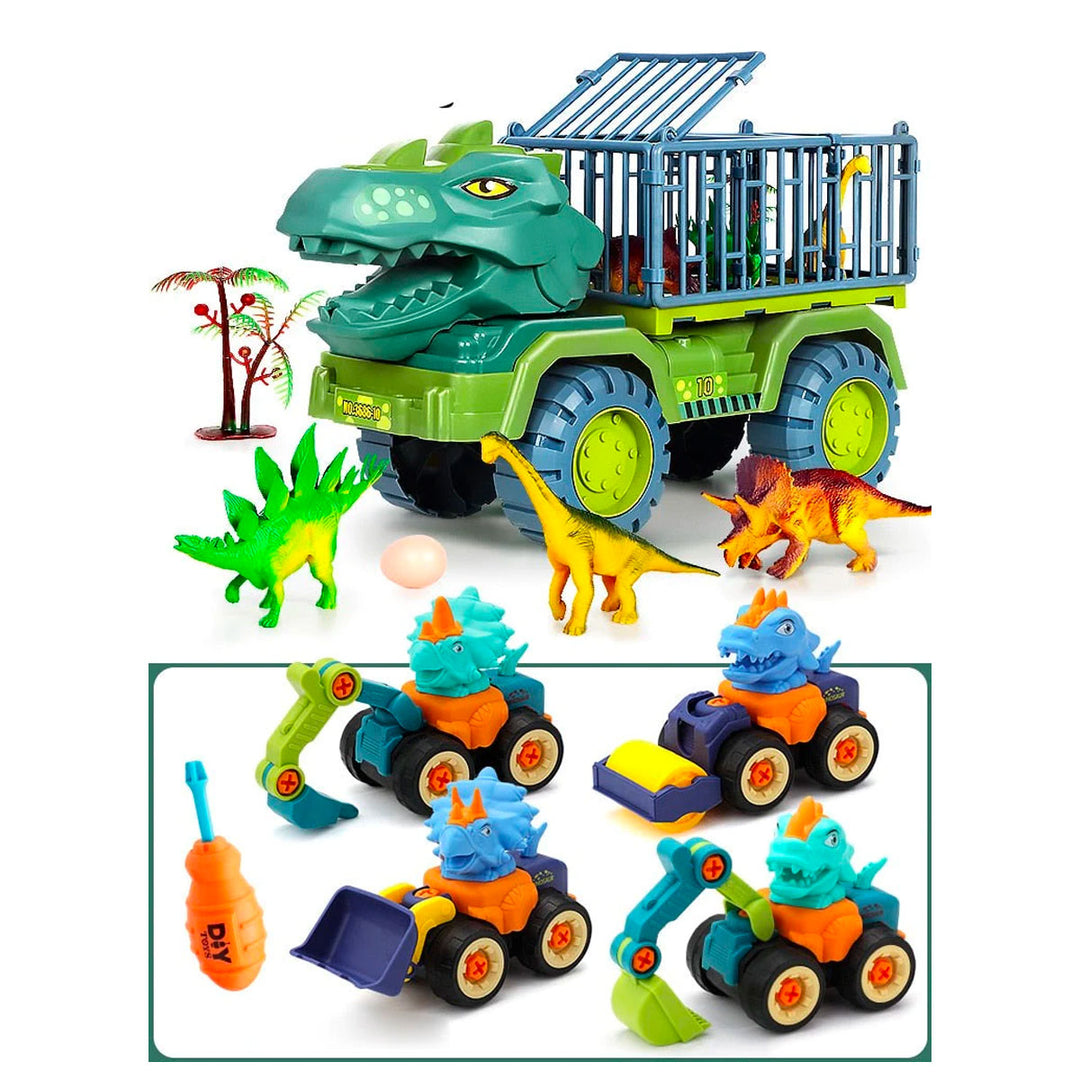 Dinosaurus vrachtwagen speelgoed